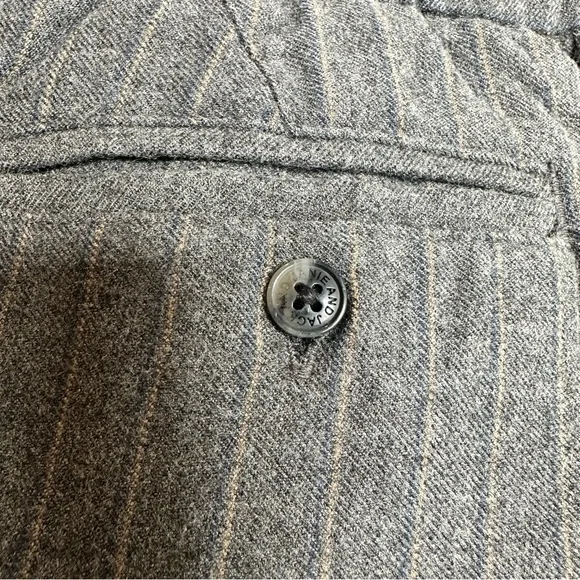 Janie and Jack Grey Wool Pinstripe Joggers - Picture 8 of 13